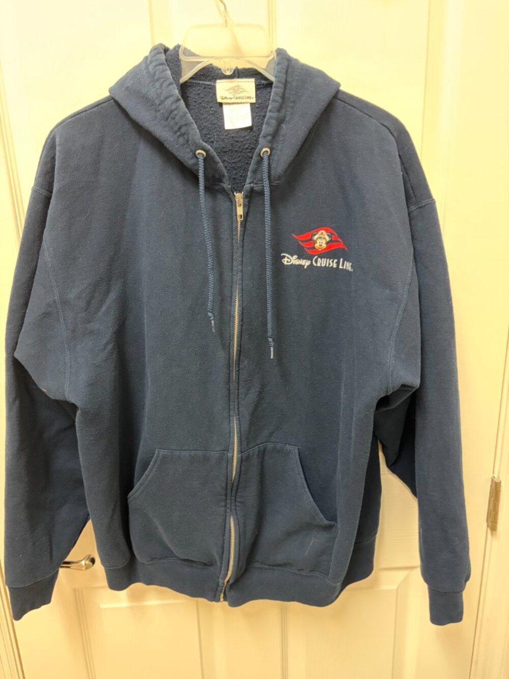 Disney Cruise Line Zip Up Hoodie Mickey Mouse and Friends Graphic XL